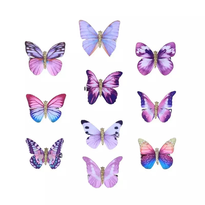 Butterfly Hair Clips ( pack of 3)