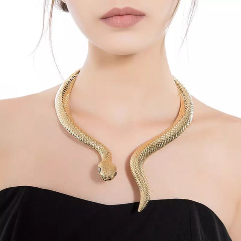 SNAKES OFF THE HINGE NECKLACE